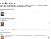 Tablet Screenshot of cherokeeblessing.blogspot.com
