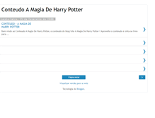 Tablet Screenshot of conteudo-amagiadeharrypotter.blogspot.com