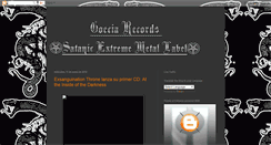 Desktop Screenshot of goeciarecords.blogspot.com