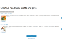 Tablet Screenshot of creativehandmadegifts.blogspot.com