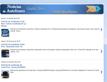 Tablet Screenshot of noticiasdeautobuses.blogspot.com