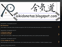 Tablet Screenshot of aikidonotas.blogspot.com