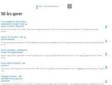Tablet Screenshot of 50aarsgaver.blogspot.com