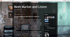 Desktop Screenshot of meetmarlon.blogspot.com