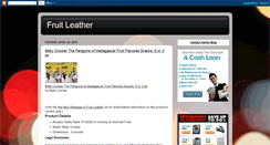 Desktop Screenshot of fruitleatherbest.blogspot.com