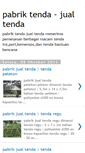 Mobile Screenshot of pabrikpenjualtenda.blogspot.com