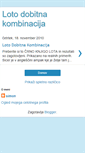 Mobile Screenshot of loto-dobitna-kombinacija.blogspot.com