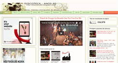 Desktop Screenshot of discoteca80.blogspot.com