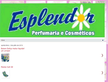 Tablet Screenshot of esplendorperfumaria.blogspot.com