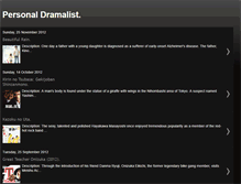 Tablet Screenshot of dramalist.blogspot.com