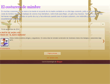 Tablet Screenshot of elcosturerodemimbre.blogspot.com