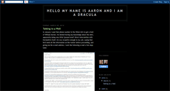 Desktop Screenshot of imadracula.blogspot.com