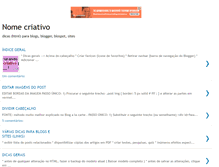 Tablet Screenshot of nomecriativo.blogspot.com