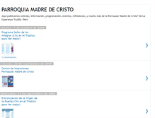 Tablet Screenshot of madredecristoesperanza.blogspot.com