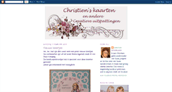 Desktop Screenshot of christienskaarten.blogspot.com