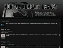 Tablet Screenshot of mortalkombatlegacy.blogspot.com