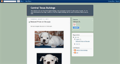 Desktop Screenshot of centraltexasbulldogs.blogspot.com