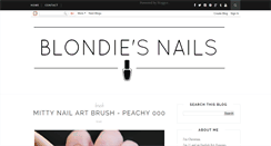 Desktop Screenshot of blondiesnails.blogspot.com