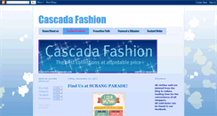 Desktop Screenshot of cascadafashion.blogspot.com