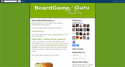 Desktop Screenshot of boardgameguru.blogspot.com