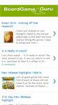 Mobile Screenshot of boardgameguru.blogspot.com