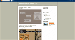 Desktop Screenshot of montanagirl1.blogspot.com