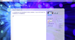 Desktop Screenshot of lafattorietta.blogspot.com