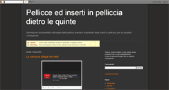 Desktop Screenshot of pellicce.blogspot.com