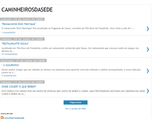 Tablet Screenshot of caminheirosdasede.blogspot.com