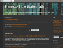 Tablet Screenshot of franceoffthebeatenpath.blogspot.com