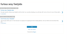 Tablet Screenshot of furioussexyfootjobs.blogspot.com