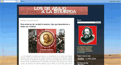 Desktop Screenshot of losdeabajoalaizquierda.blogspot.com