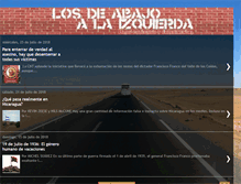 Tablet Screenshot of losdeabajoalaizquierda.blogspot.com