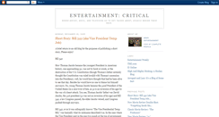 Desktop Screenshot of entertainmentcritical.blogspot.com