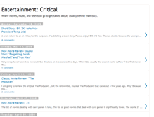 Tablet Screenshot of entertainmentcritical.blogspot.com