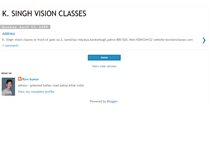 Tablet Screenshot of ksvisionclasses.blogspot.com