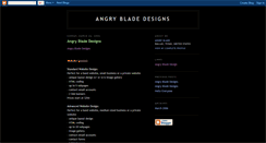 Desktop Screenshot of angrybladedesigns.blogspot.com