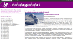 Desktop Screenshot of bioblogiaygeoblogia1.blogspot.com