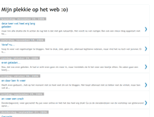 Tablet Screenshot of mijn-plekkie.blogspot.com