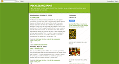 Desktop Screenshot of picklesandjams.blogspot.com