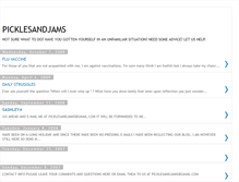 Tablet Screenshot of picklesandjams.blogspot.com
