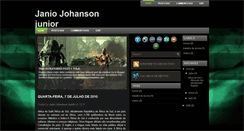 Desktop Screenshot of janiojohansonjunior.blogspot.com