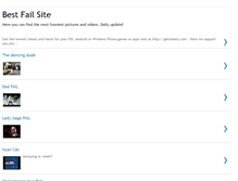 Tablet Screenshot of bestfailsite.blogspot.com