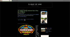 Desktop Screenshot of cliqueofone.blogspot.com