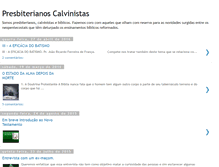 Tablet Screenshot of presbiterianoscalvinistas.blogspot.com