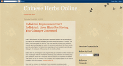 Desktop Screenshot of chineseherbsonline.blogspot.com