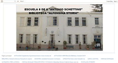 Desktop Screenshot of bibliotecaescuela8de8.blogspot.com