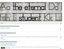 Tablet Screenshot of eternalstudent.blogspot.com