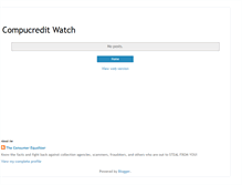 Tablet Screenshot of compucreditwatch.blogspot.com