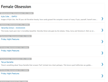 Tablet Screenshot of femaleobsession.blogspot.com